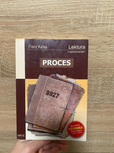 Zdjęcie oferty: "Proces" - Franz Kafka, lektura + opracowanie
