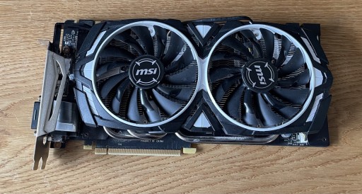 Zdjęcie oferty: MSI GTX 1070ti Armor, pudełko, idealny stan