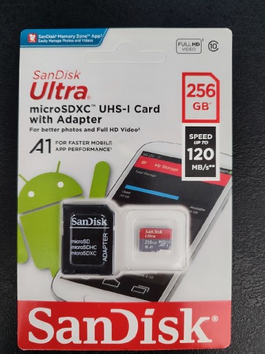 Zdjęcie oferty: Karta pamięci SanDisk 256GB