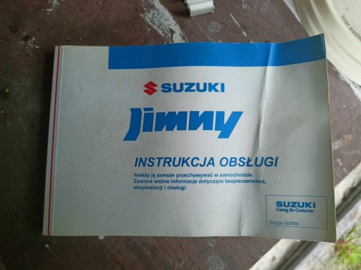 Zdjęcie oferty: Instrukcja Obsługi Suzuki Jimny.
