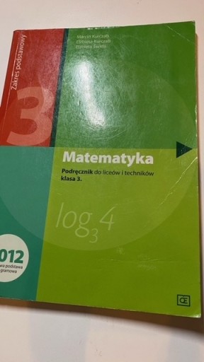 Zdjęcie oferty: Podręcznik do Matematyki. Klasa 3.