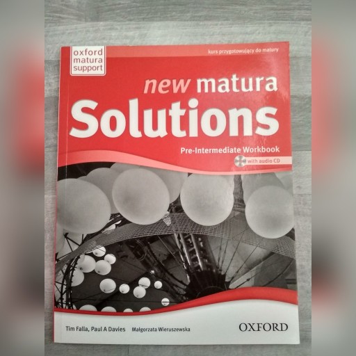 Zdjęcie oferty: New Matura Solutions - Pre-Intermediate Workbook