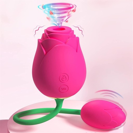 Zdjęcie oferty: Różany wibrator ssący dla kobiet łechtaczki BONUS 