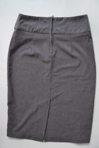 Zdjęcie oferty: ołówkowa spódnica do kolan elegancka szara midi M