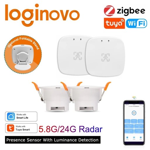 Zdjęcie oferty: Czujnik Obecności Tuya ZIGBEE Sufit. Loginovo 230V