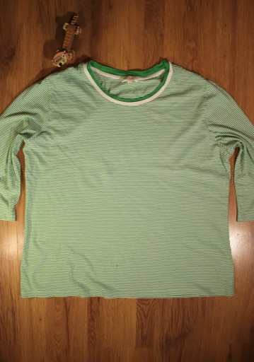Zdjęcie oferty: Bluzka s.Oliver r. XL w paski zielona damska bawełniana