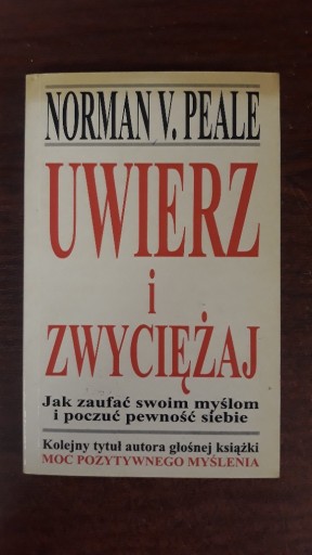 Zdjęcie oferty: Uwierz i zwyciężaj Norman Peale