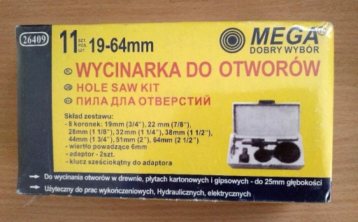 Zdjęcie oferty: Otwornica / Wycinarka do otworów