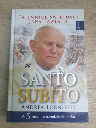 Zdjęcie oferty: Santo Subito - Andrea Tornielli