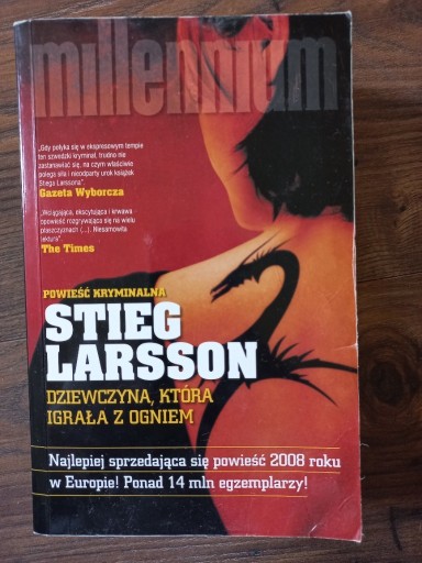 Zdjęcie oferty: Stieg Larsson Dziewczyna która igrała z ogniem