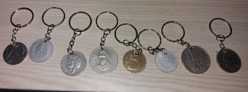 Zdjęcie oferty: Breloki monety PRL