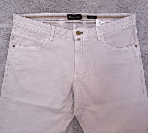 Zdjęcie oferty: Spodnie męskie MASSIMO DUTTI R. 44 jasny beż