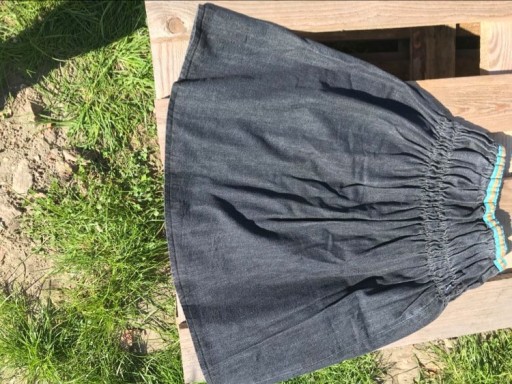 Zdjęcie oferty: spódnica jeans, taśma rozm 140-158 cm