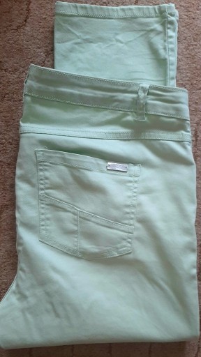 Zdjęcie oferty:  spodnie zielone, r.44, bawełniane DENIM 
