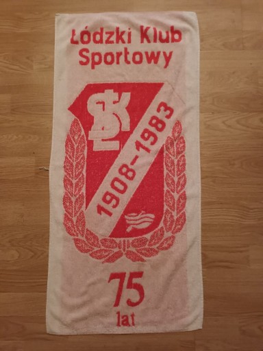 Zdjęcie oferty: Ręcznik ŁKS wydany na 75-lecie klubu ŁKS ŁÓDŹ 