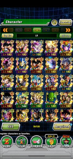 Zdjęcie oferty: Konto Dragon Ball Z Dokkan Battle 56 LR 