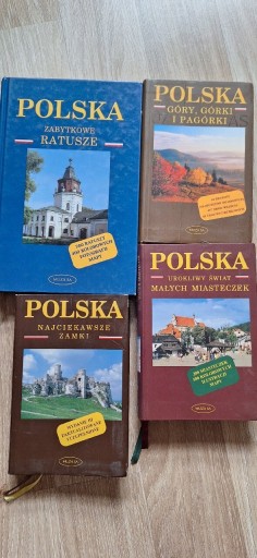 Zdjęcie oferty: Zestaw przewodników Polska- ratusze,zamki, góry