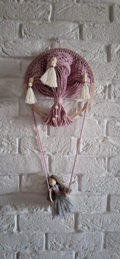 Zdjęcie oferty: Balon makrama pokój lalka handmade prezent