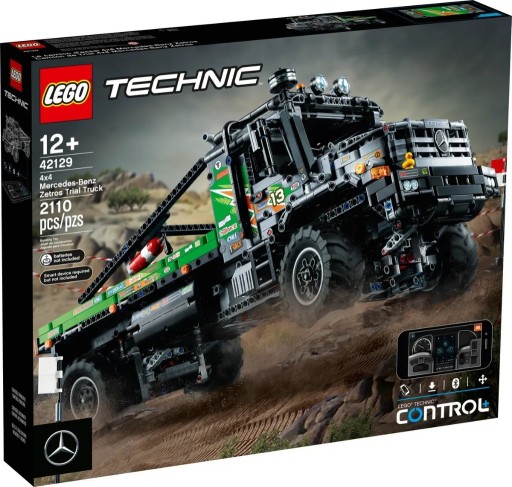 Zdjęcie oferty: LEGO TECHNIC 42129 Mercedes-Benz Zetros (z. ster.)