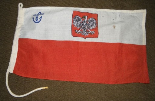 Zdjęcie oferty: Bandera jachtowa  PZŻ z lat 70 tych