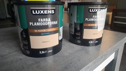 Zdjęcie oferty: Luxens farba lateksowa trench 5 beźowy 2,5l