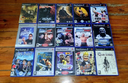 Zdjęcie oferty: Gry PS2 Batman Catwoman Wrestling Contra itp