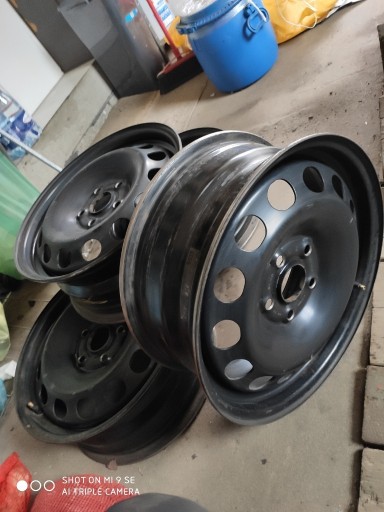 Zdjęcie oferty: 4 x FELGI STALOWE AUDI 6J16 ET43 5x112 