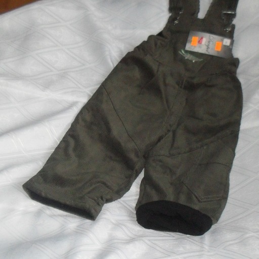 Zdjęcie oferty: spodnie sztruks ogrodniczki ocieplone polarem  
