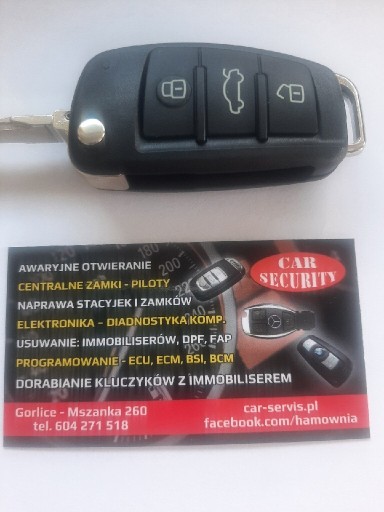 Zdjęcie oferty: Kluczyk Audi A4 B7 dorobienie kodowanie Gorlice 