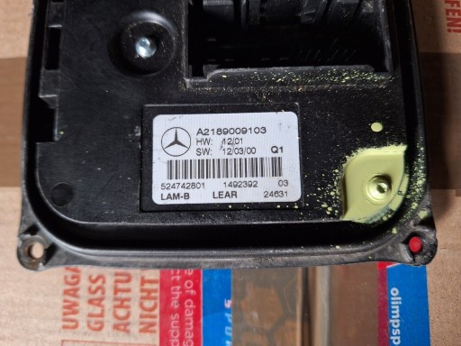 Zdjęcie oferty: PRZETWORNICA MODUŁ BI-XENON MERCEDES W204 A2189009103 ORGINAŁ,GWARANCJA
