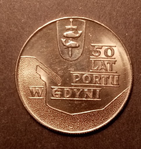 Zdjęcie oferty: 10 zł 1972r MN  50-L Portu Gdynia stan1-