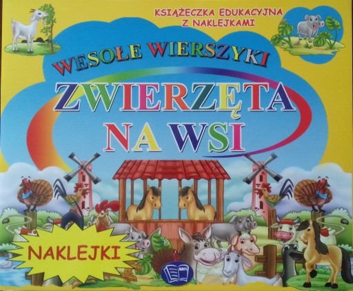 Zdjęcie oferty: Zwierzęta na wsi Wesołe wierszyki + naklejki