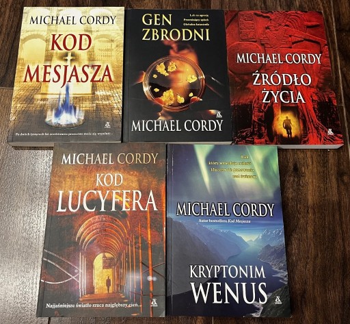 Zdjęcie oferty: Michael Cordy - Kod Mesjasza + 4 inne