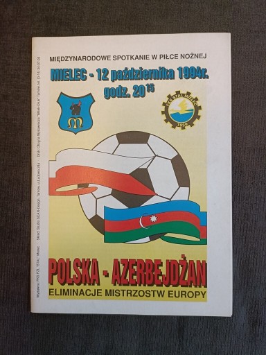 Zdjęcie oferty: Polska - Azerbejdżan 1984 r - Stadion Stal Mielec