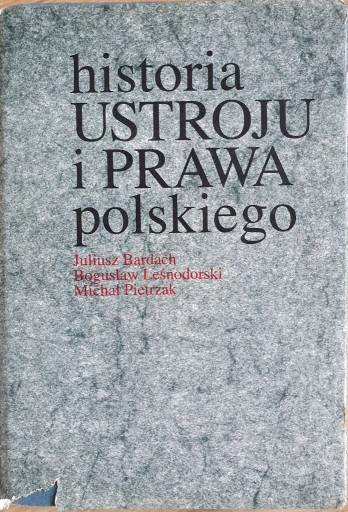 Zdjęcie oferty: Historia USTROJU i PRAWA polskiego