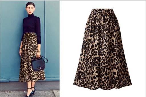 Zdjęcie oferty: spódnica MIDI długa PANTERKA cętki leopard HIT