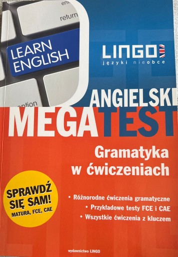 Zdjęcie oferty: Angielski Mega test