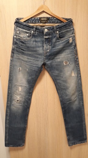 Zdjęcie oferty: spodnie męskie jeansy z przetarciami PULL&BEAR 42