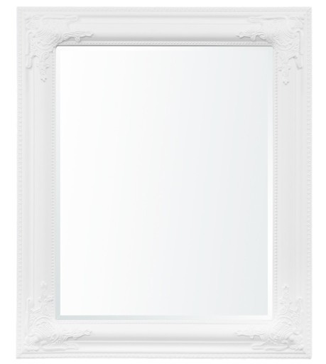 Zdjęcie oferty: Prowansalskie lustro do łazienki biała rama retro