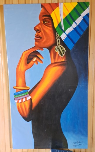 Zdjęcie oferty: Obraz "Mama Africa" 80x146 cm