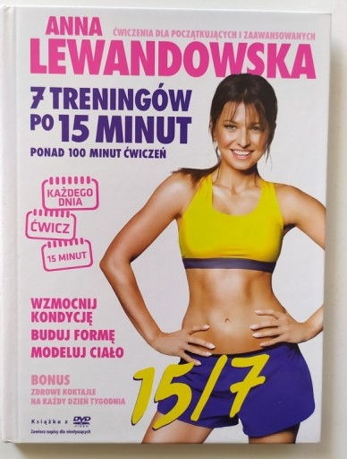 Zdjęcie oferty: Anna Lewandowska. 7 treningów po 15 minut. DVD