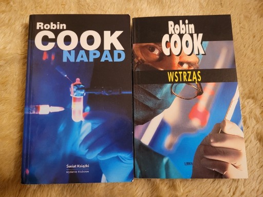 Zdjęcie oferty: Robin Cook Napad + Wstrząs - Zestaw książek