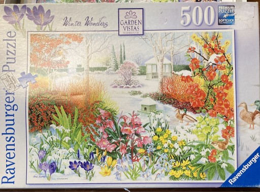 Zdjęcie oferty: Puzzle RAVENSBURGER 500(-1)  Winter Wonders