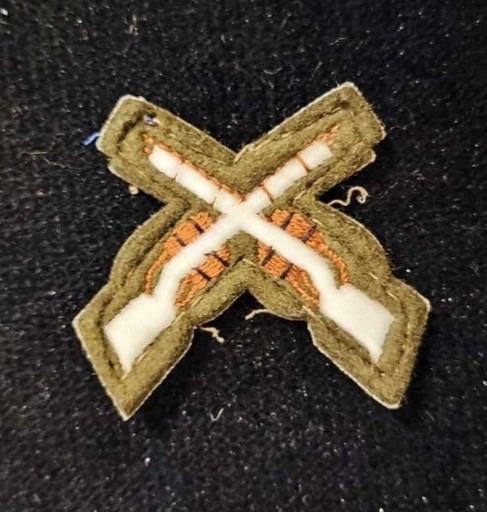 Zdjęcie oferty: Naszywka brytyjska Badge Marksman on Green R1837