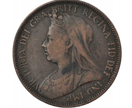 Zdjęcie oferty: Wiktoria, half penny, 1898