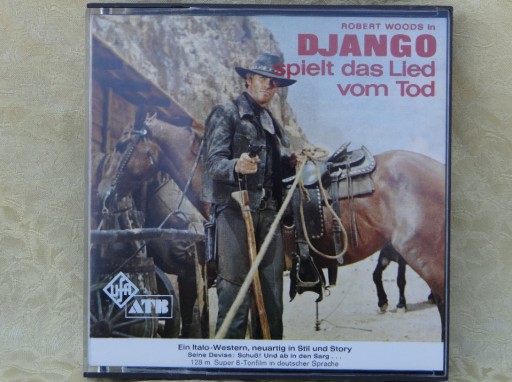 Zdjęcie oferty: Film na taśmie Super 8 "DJANGO" spaghetti western 