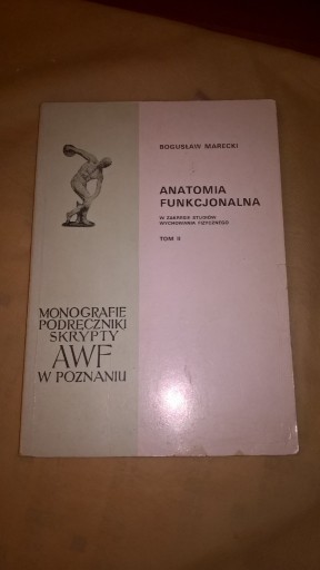 Zdjęcie oferty: Anatomia funkcjonalna T. II   Bogusław Marecki