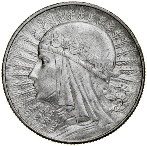 Zdjęcie oferty: 5 złotych 1933 Głowa Kobiety 