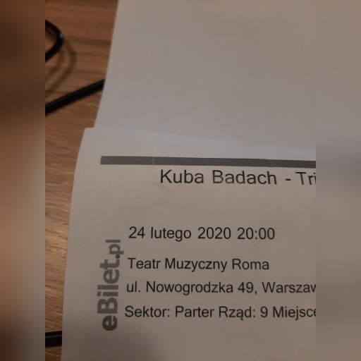 Zdjęcie oferty: Bilet na koncert