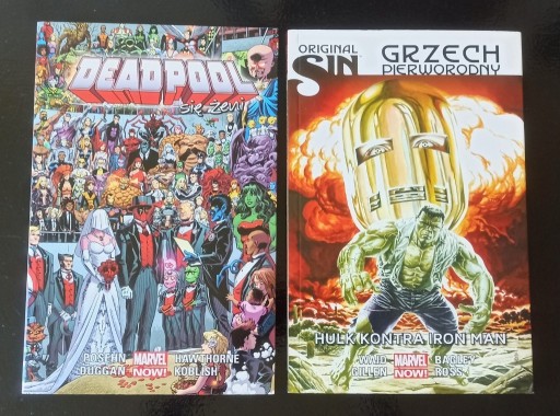 Zdjęcie oferty: Marvel Deadpool się żeni + Hulk kontra IronMan